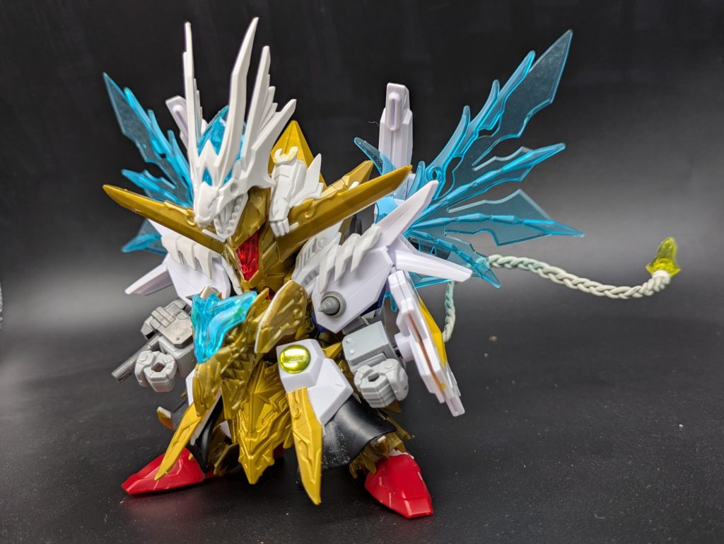 パテ三つ編み追加。ガンドラの冷却コードは今回バックパックと干渉して無理だったのですが諦めきれず束ねた設定に変えました。熱を持つものを束ねる⋯冷却とは？（苦笑