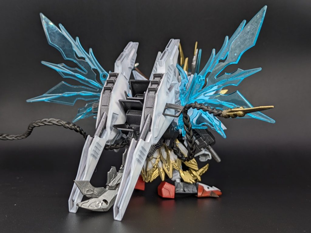 バックショット。ほぼ素立ちオンリーの展示なので三つ編みで躍動感をプラス。