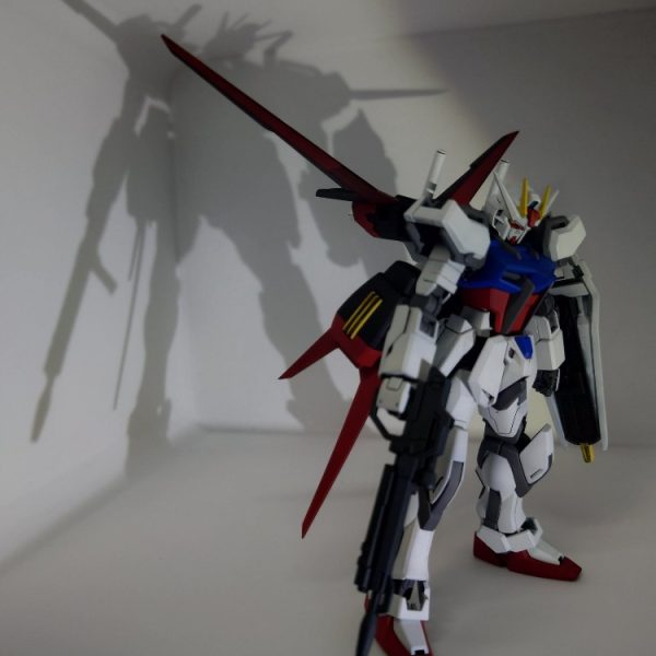【HG】エールストライクガンダム【エアブラシ全塗装】