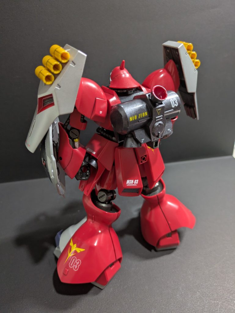 デカール、最近の作品に比べると少なめですね私にしては珍しい光沢仕上げです✨️SDキュベレイもでしたねw