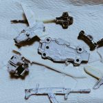ダークアースリィの追加武器パーツ、下地塗装しました。