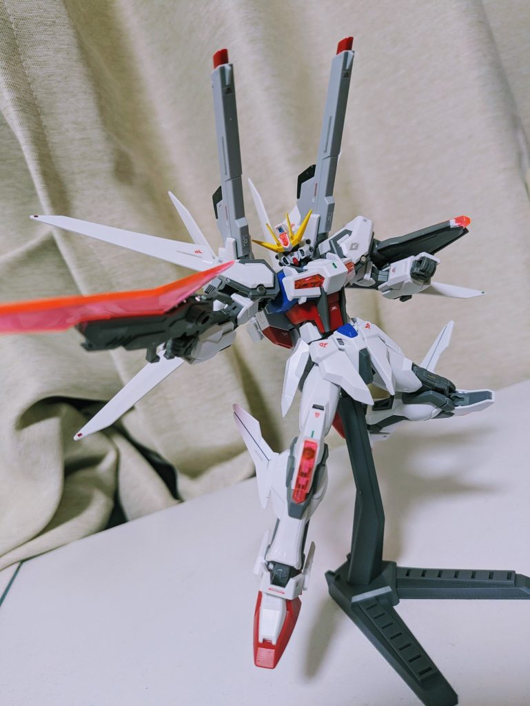SEED撃ち！ディスチャージ･ネビュラ！ちょっとフォルムがダブルエックスに似てますね……🤔