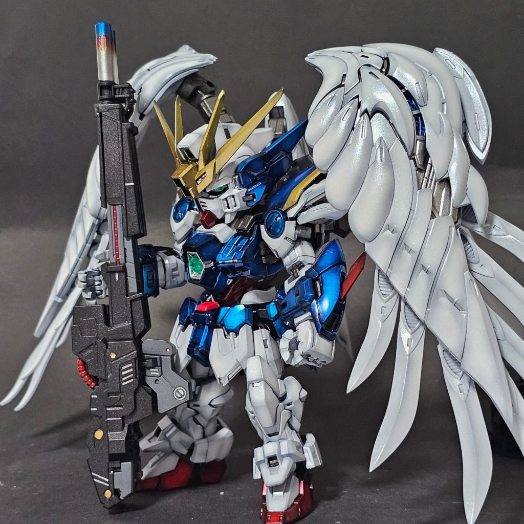 MGSD ウイングガンダムゼロ EW グラデーション塗装