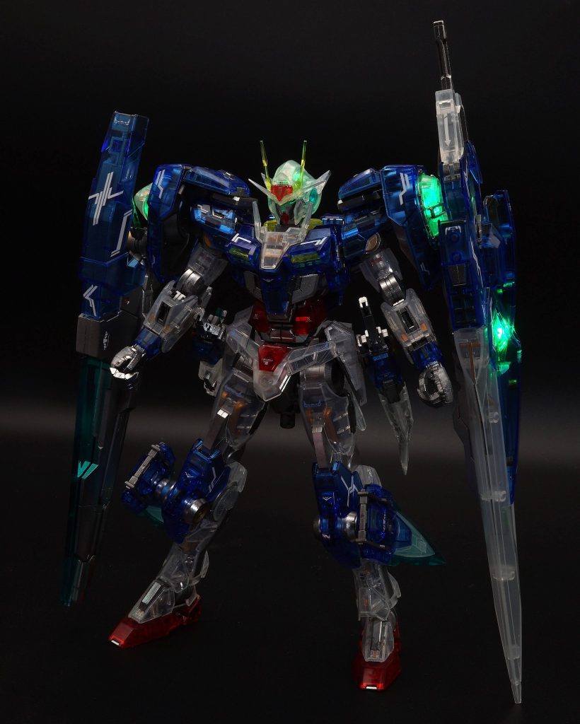 MG 1/100 ダブルオーガンダム セブンソード/G [クリアカラー]内部塗装–5枚目/制作者：あるむ