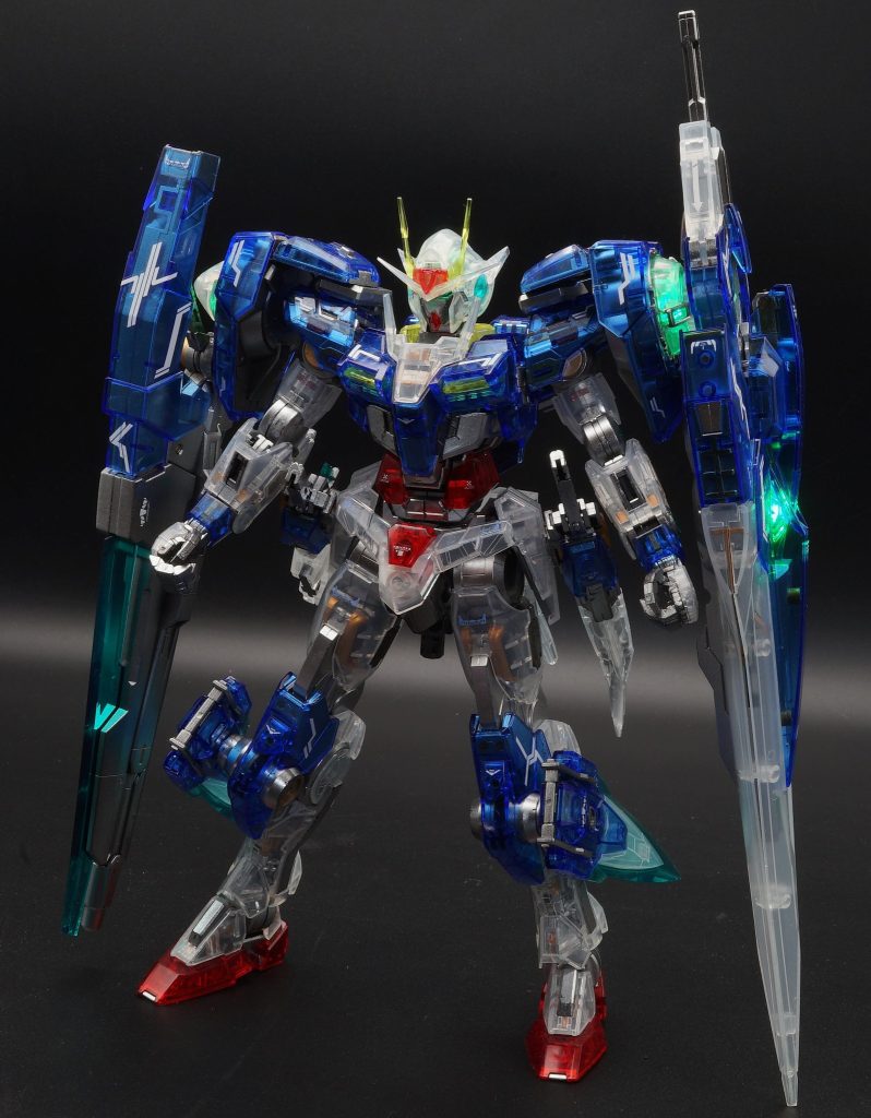 MG 1/100 ダブルオーガンダム セブンソード/G [クリアカラー]内部塗装–4枚目/制作者：あるむ