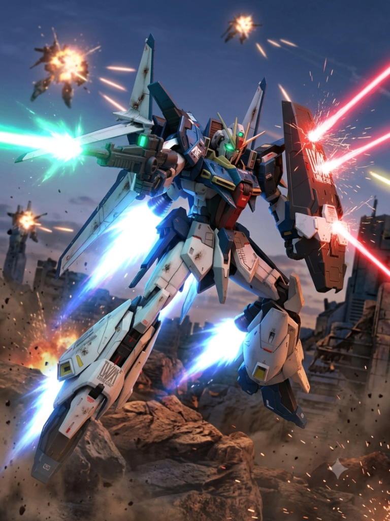 RE/100 ガンダムリントヴルム–4枚目/制作者：謎の大鈴木