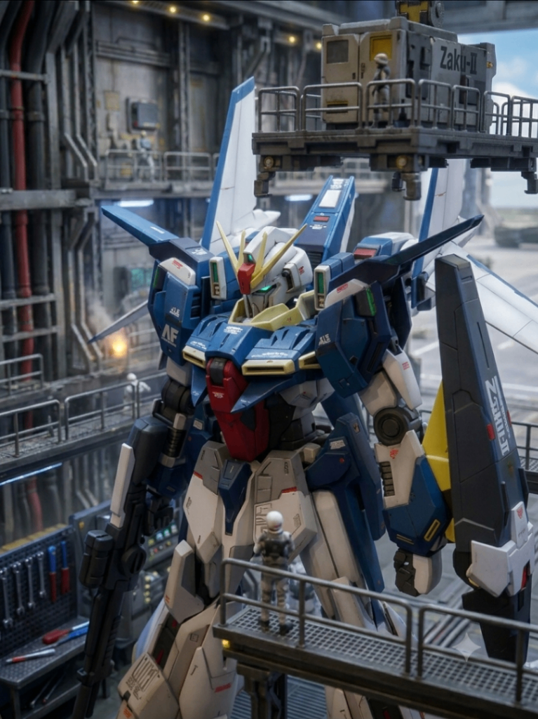 RE/100 ガンダムリントヴルム–2枚目/制作者：謎の大鈴木