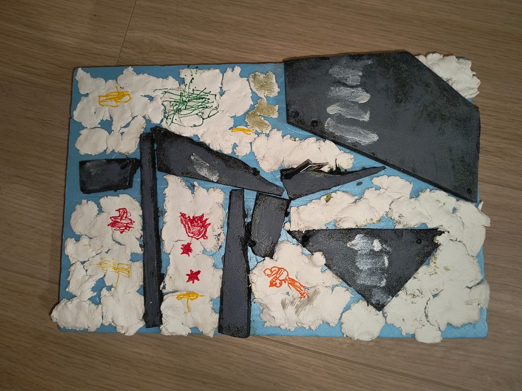 子供の作ったジオラマ