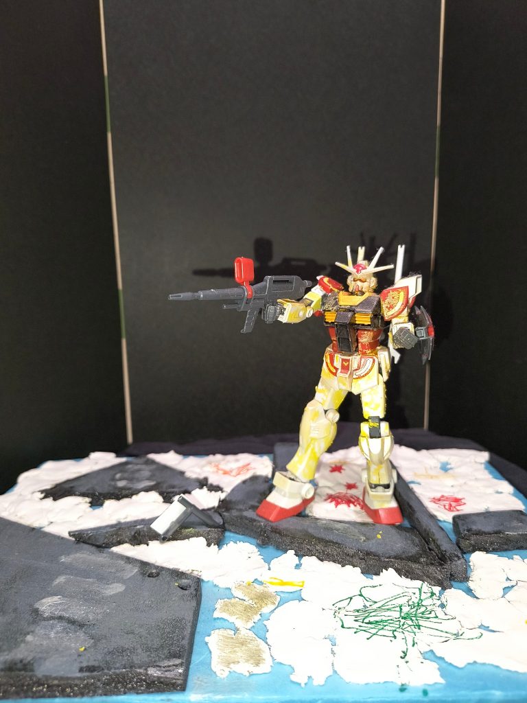 アスファルトをイメージしているらしいので横断歩道がある(gundam-kao2)
