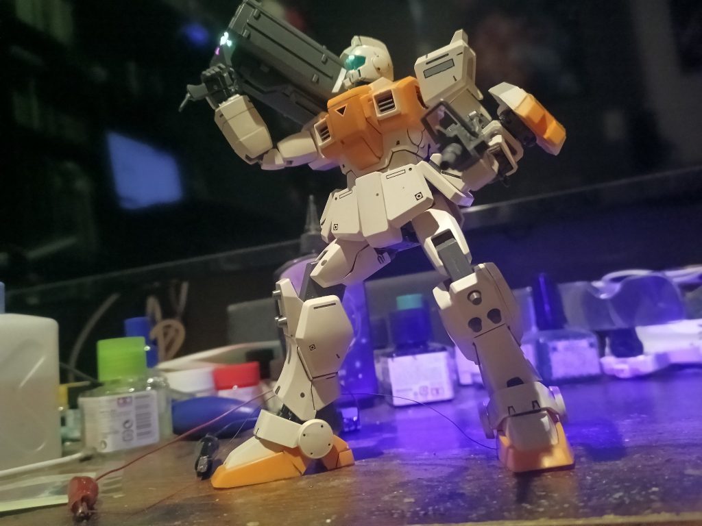 MG 陸戦型ジム LED組込み–2枚目/制作者：福田 義康