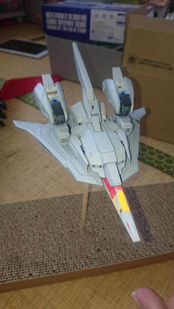シールドも短くしました。サフ工程。