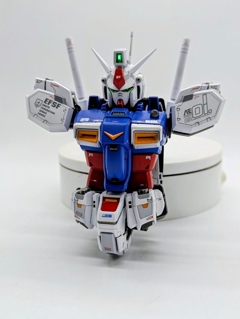 PGガンダムGP01ゼフィランサス改修塗装完成品–4枚目/制作者：kenshira0123