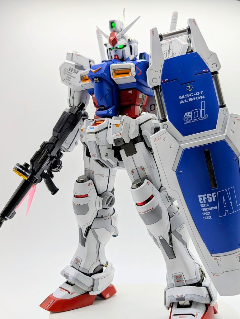 PGガンダムGP01ゼフィランサス改修塗装完成品–3枚目/制作者：kenshira0123