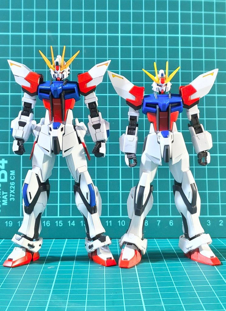 ビルドストライクのパチ組と比較