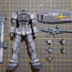 GFFメタルコンポジットのG3ガンダムを参考にデカールを貼り付けました。[…]