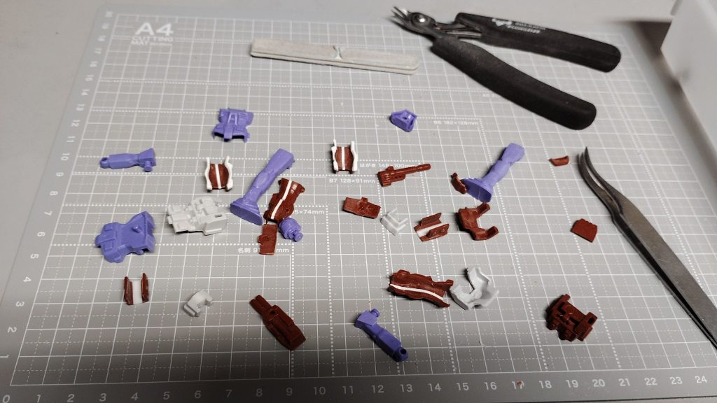 　1/300 森永チョコスナック FAガンダム–4枚目/制作者：だんくら工房・mk戦車