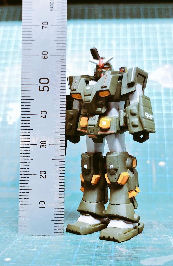 　1/300 森永チョコスナック FAガンダム–2枚目/制作者：だんくら工房・mk戦車