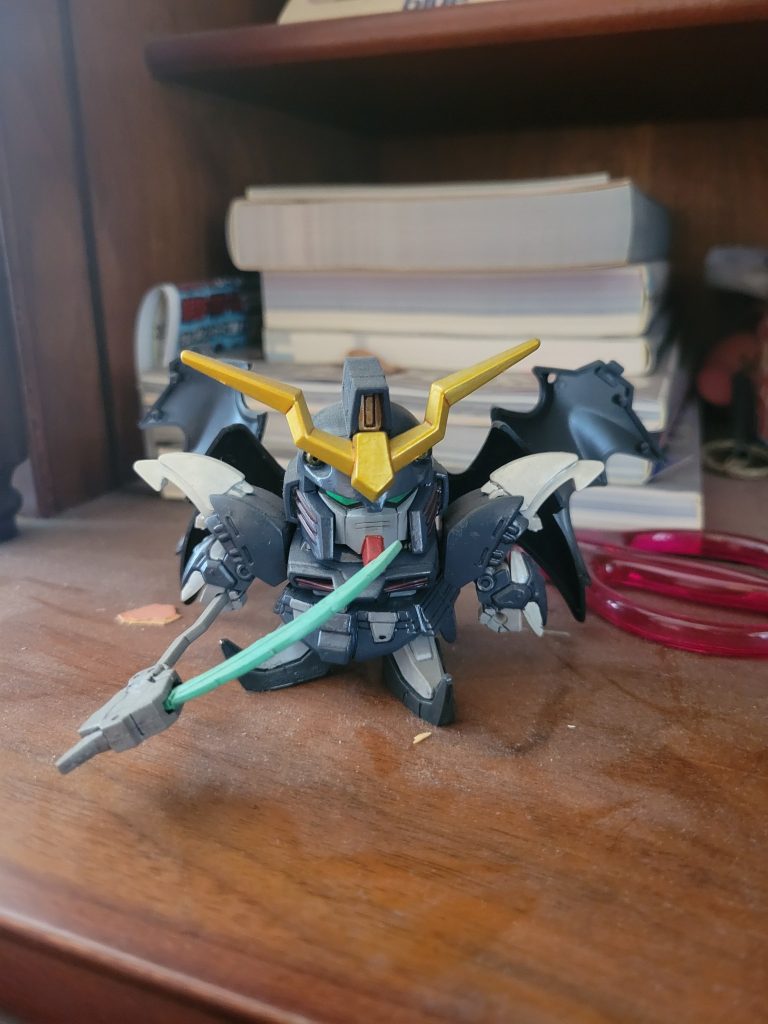 デスサイズヘルも武者とミキシングして作りました。&nbsp;子供の頃によく武者シリーズを作っていたのでSDも好きなんです😊というわけで、皆さんいつもありがとうございます‼️これからもこんな奴ですが、よかったらみに来ていただけると喜びます😭それでは、また🫡