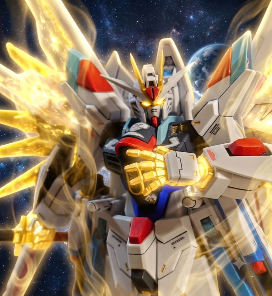 HGCE マイティーストライクフリーダムガンダム–5枚目/制作者：勝俊