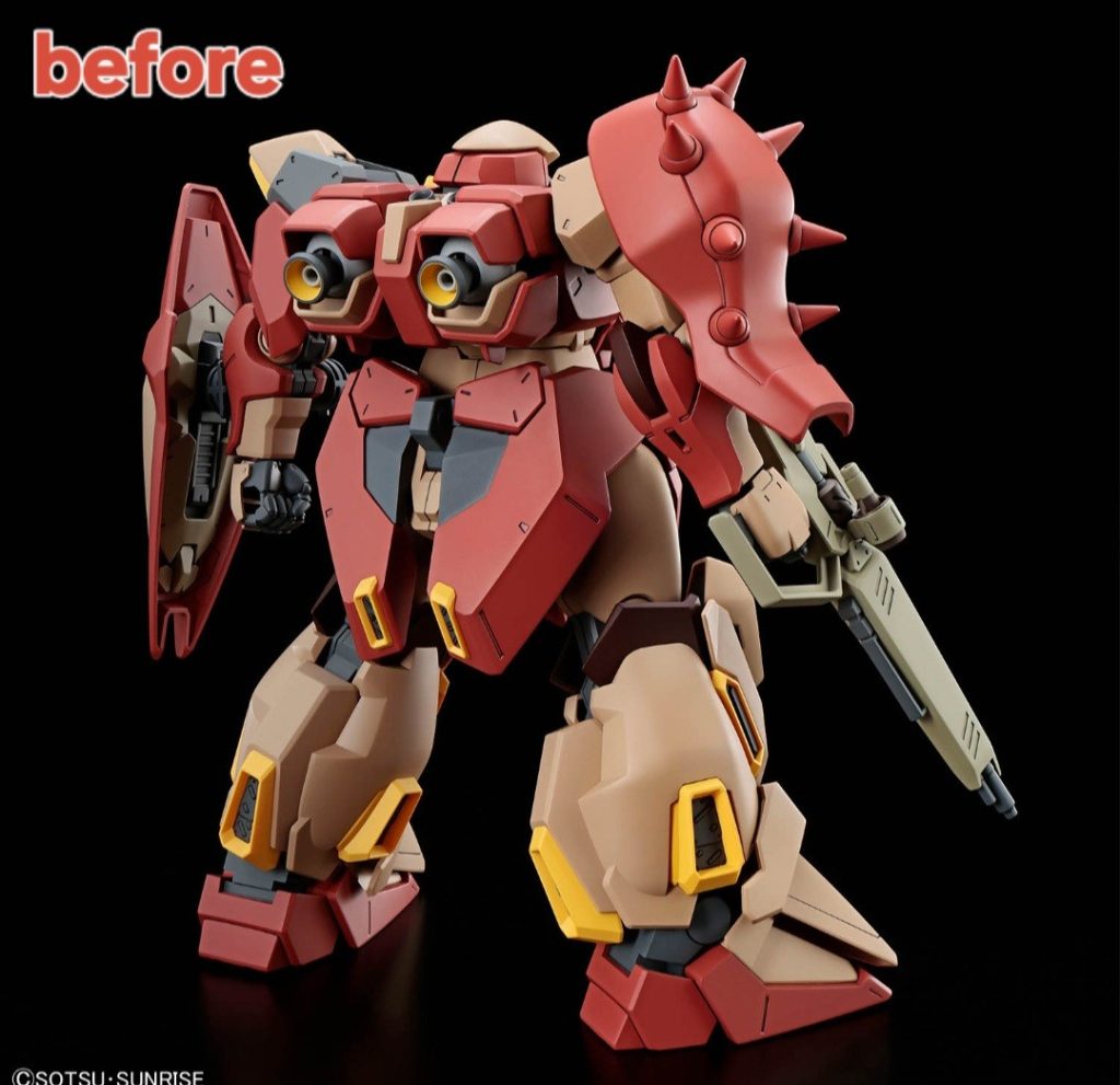 HG メッサー ガウマン機 完成✨–4枚目/制作者：ごろうまる