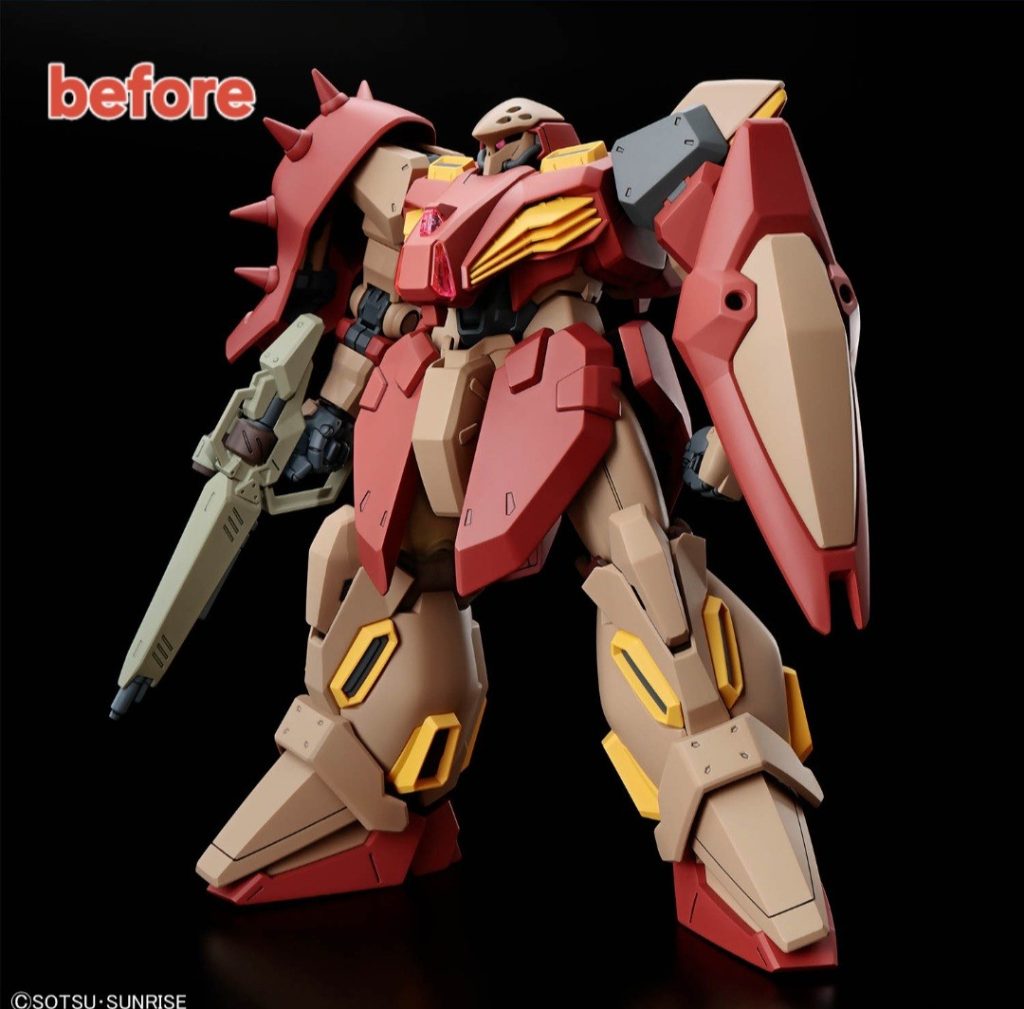 HG メッサー ガウマン機 完成✨–2枚目/制作者：ごろうまる