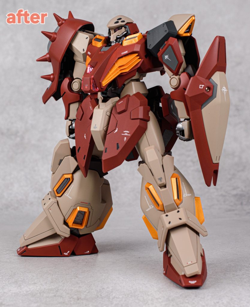 HG メッサー ガウマン機 完成✨–3枚目/制作者：ごろうまる