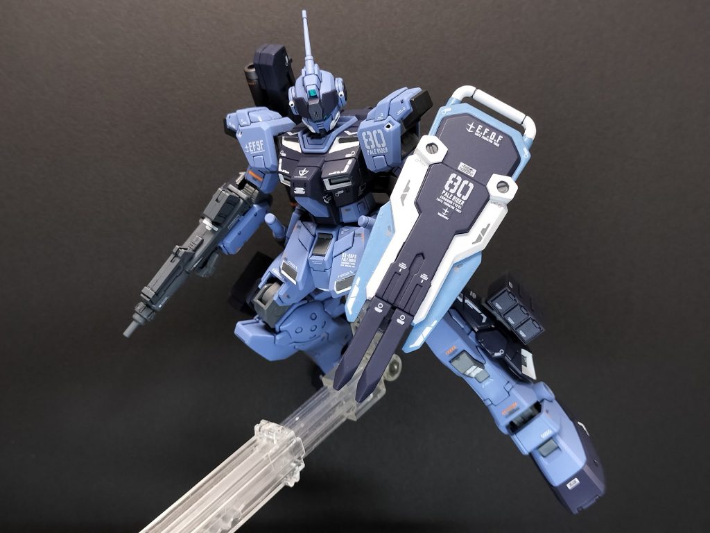 HGUC 1/144 RX-80PR ペイルライダー(陸戦重装備仕様)–4枚目/制作者：シュン