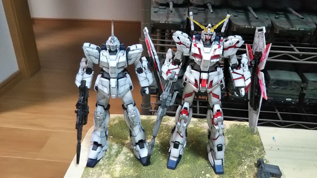 8頭身ジムから9頭身に（キャ○翼並みに足が伸びる）ガンダムに成長💦