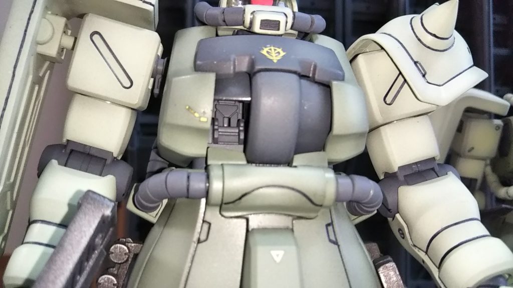 このキットにパイロット乗ってません（当時乗せてなかった）
