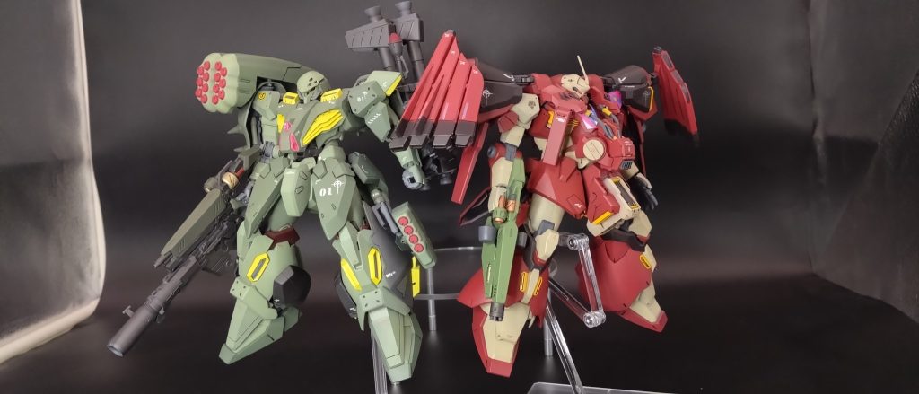 前回製作メッサ―Ｆ型使用した高機動型メッサ―　ハーラー・モーリー機とマブショット！