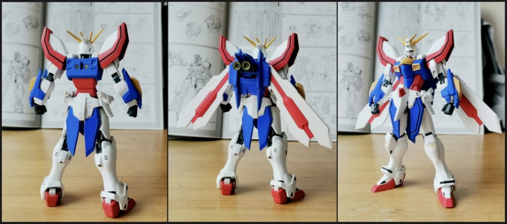 ROBOT魂•ゴッドガンダム(設定色)–2枚目/制作者：risuisei