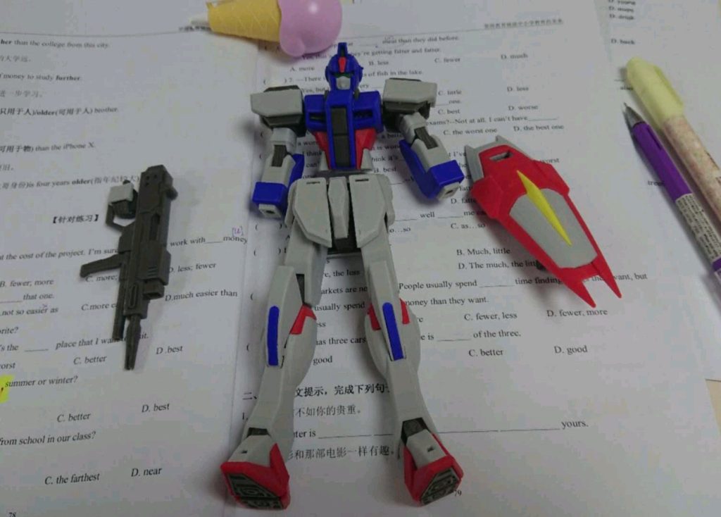 3D-PRINT•1/100•ストライクダガー–2枚目/制作者：risuisei