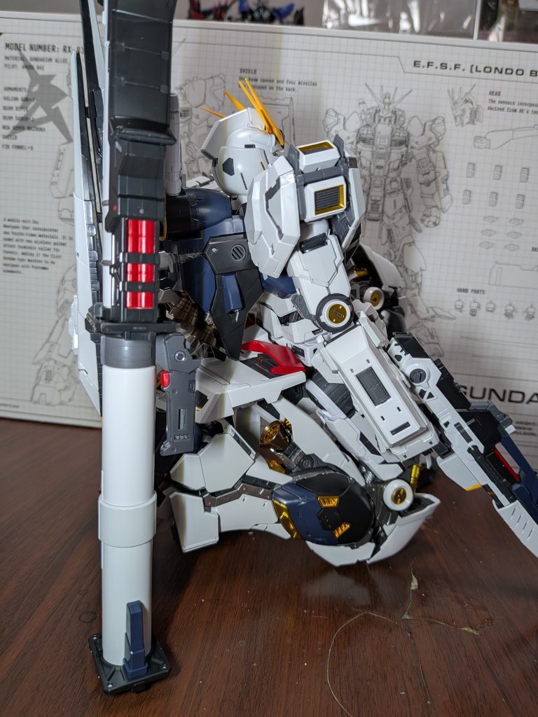 PGUニューガンダム(素組み)–4枚目/制作者：タナダ