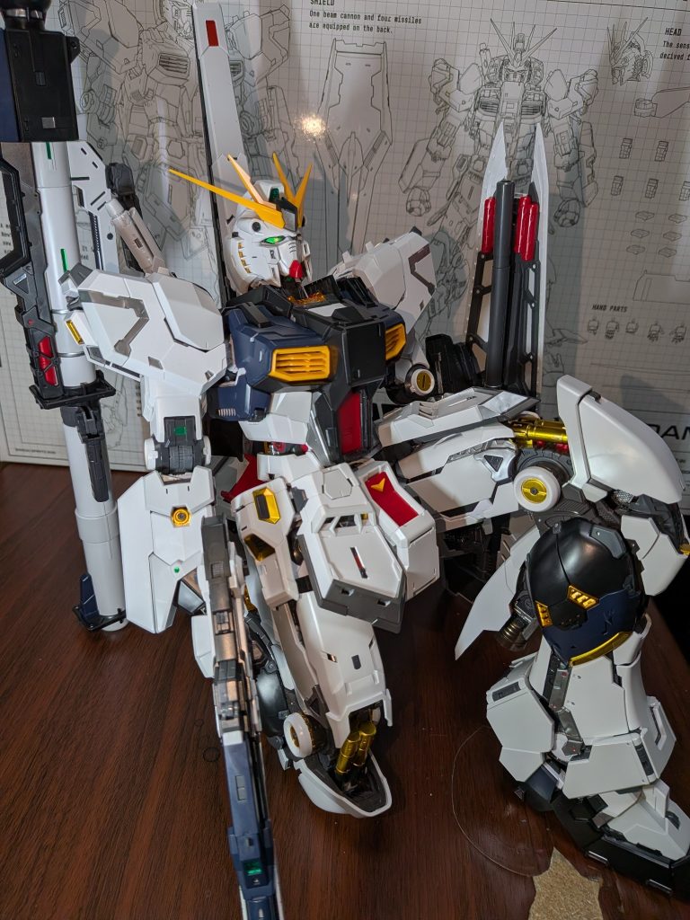 PGUニューガンダム(素組み)–5枚目/制作者：タナダ
