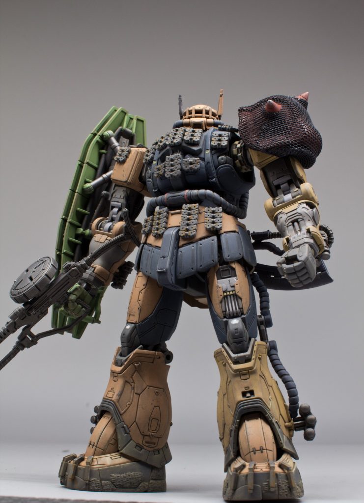 1/144 HG MS-06F ZAKU II 〔UNIDENTIFIED TYPE〕SOLARI CUSTOM   [RFV]–2枚目/制作者：ucGUNDAMMER