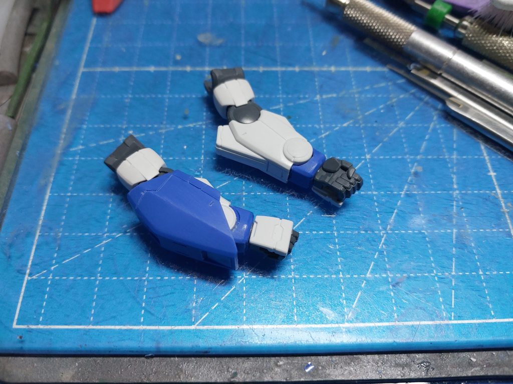HG 1/144 ダブルオークアンタ 成形色仕上げ–6枚目/制作者：@dagored00
