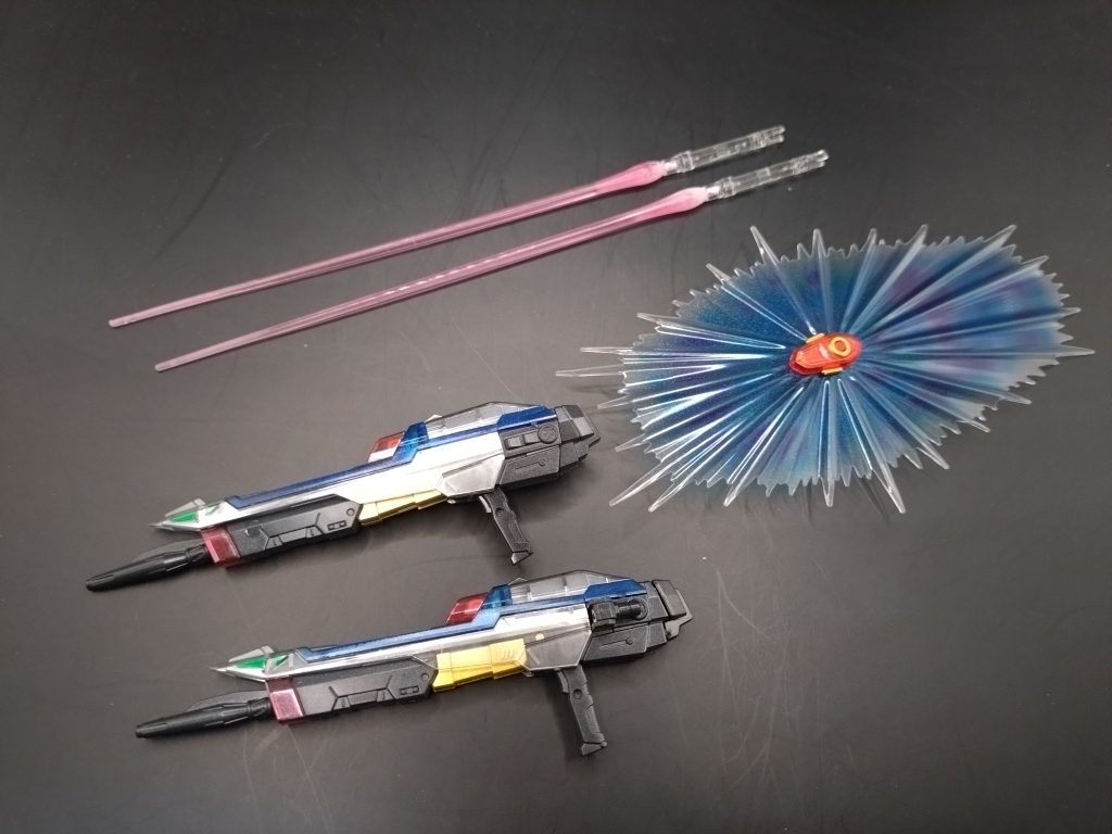 各種武器クリア部にデカールはあまり効果あらず控え目に