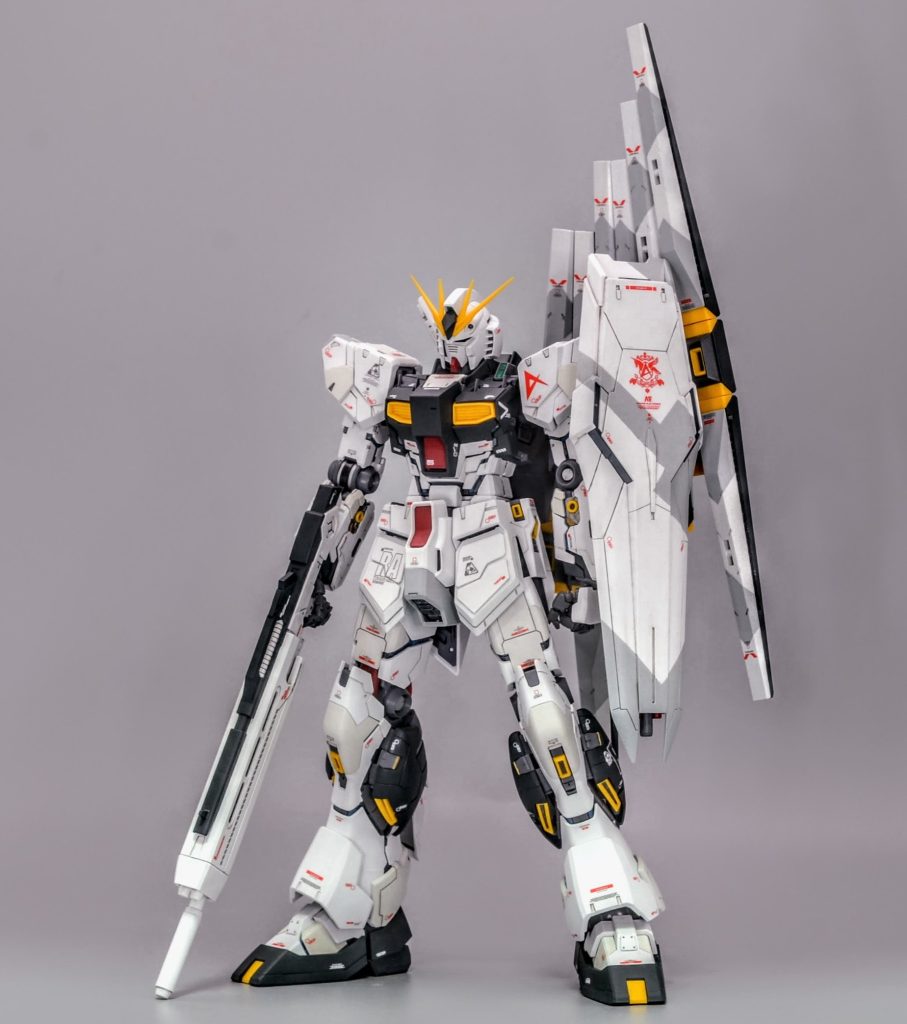 ファンネルも通常のνガンダムと同様の配置が可能です