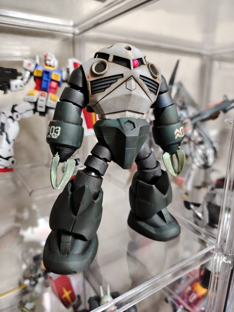 ウエザリング液をドバドバつけて軽く拭き取りました。
