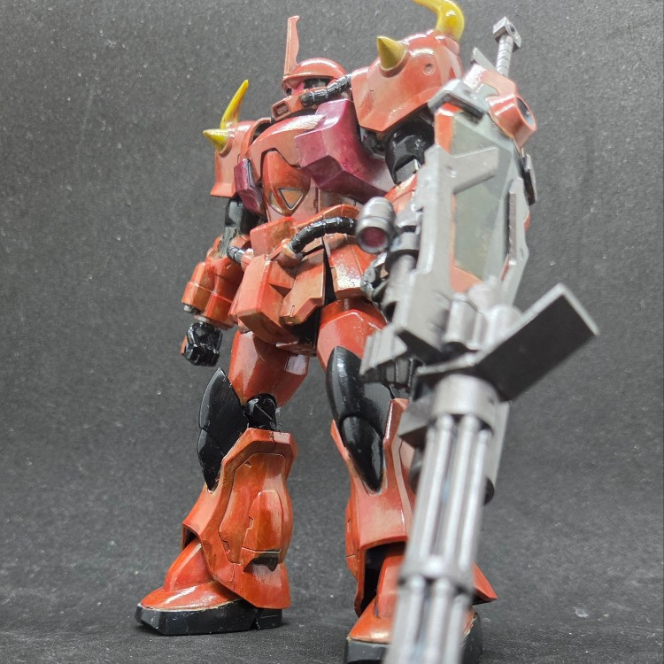 HGUC グフ・カスタム (塗装)｜まろんマロンさんのガンプラ作品｜GUNSTA