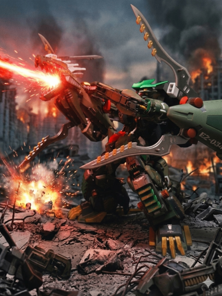 ガンプラ×ゾイド　MGバルバトスルプスレクス