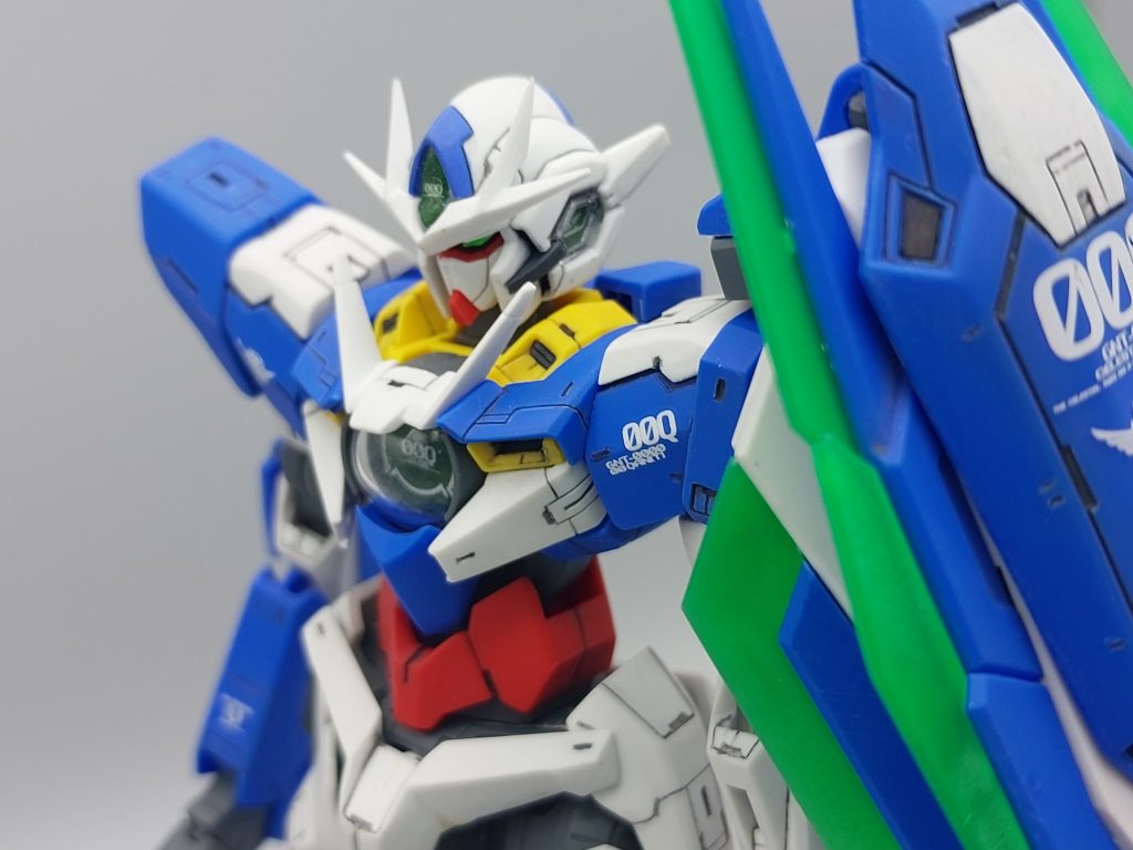 HG 1/144 ダブルオークアンタ 成形色仕上げ–7枚目/制作者：@dagored00