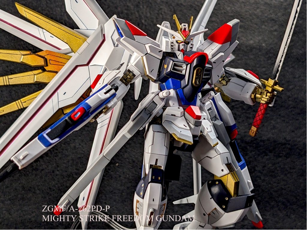 HG 1/144 マイティストライクフリーダムガンダム「僕は自分の手で未来を選ぶ」by キラ・ヤマト