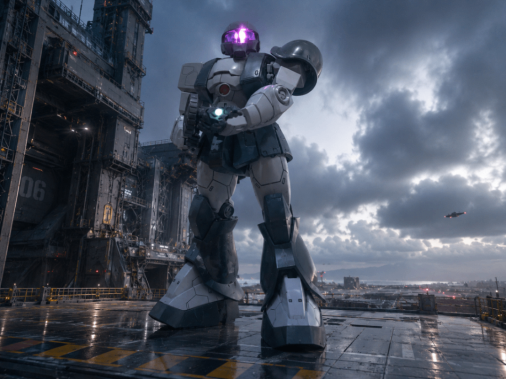 MG ザクⅠ 黒い三連星仕様 LED組込み–8枚目/制作者：福田 義康
