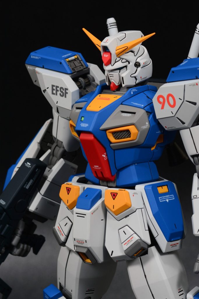 MG ガンダムF90–3枚目/制作者：@VmsWrs