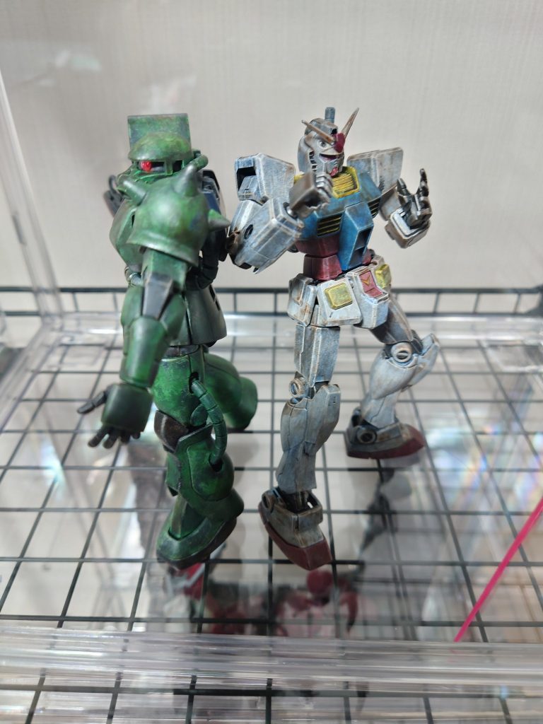 二人でポーズ！