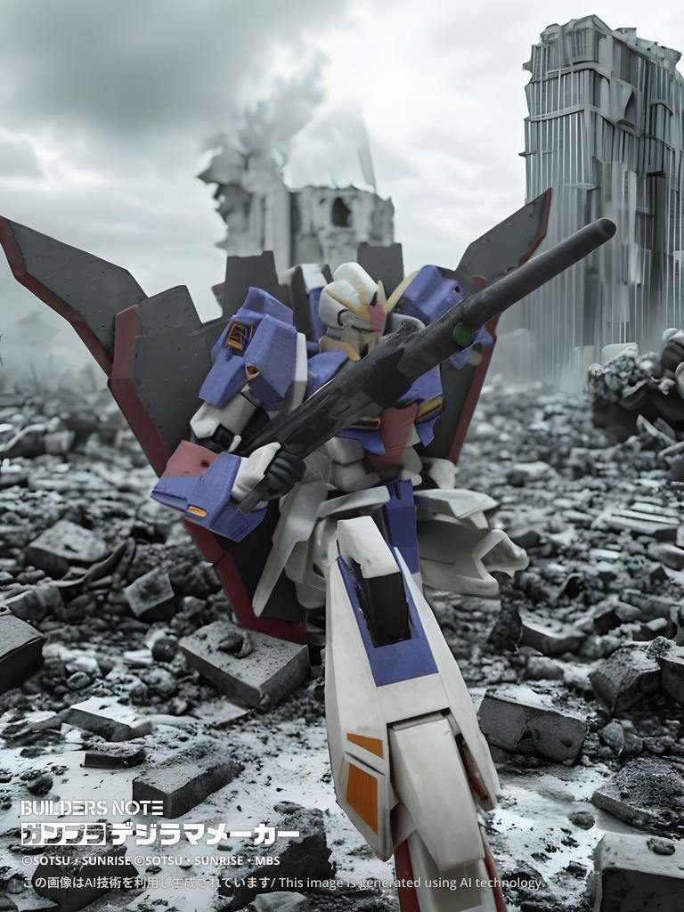 GUNSTA未アップですが、ちょっとマイナー、Zガンダムのラストシューティング！私のこと、好きだっていうの…忘れないよ…！