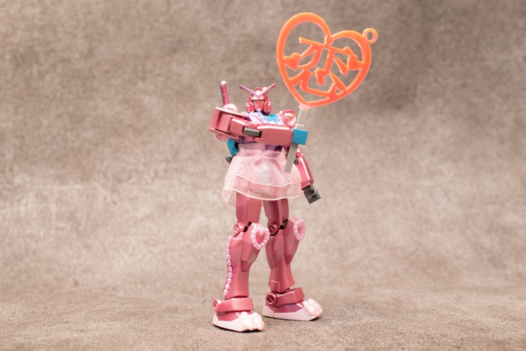 【娘（次女）と製作】RX78-2ガンダム組み立て体験会Ver.を水萌みずさん作風で子供と製作