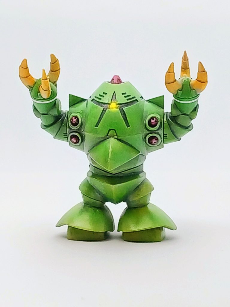 外見は｢機動戦士ガンダム」のゾックそのままながら、内部には、『GUNSTAさんへの感謝の気持ち』がミチミチ満ち溢れている｢通信・伝達」専用MS。