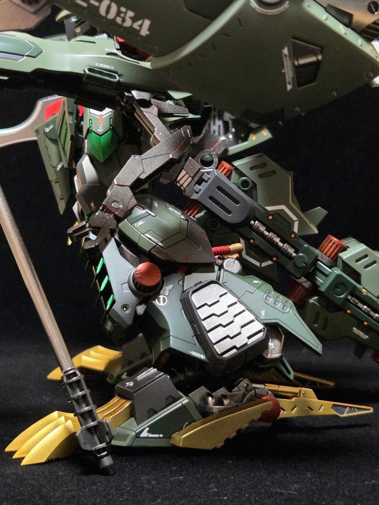 RG00ザンライザーのサブアームをレクスのサブアームにしました。多分Xで見た？作品のを参考にさせてもらいました。